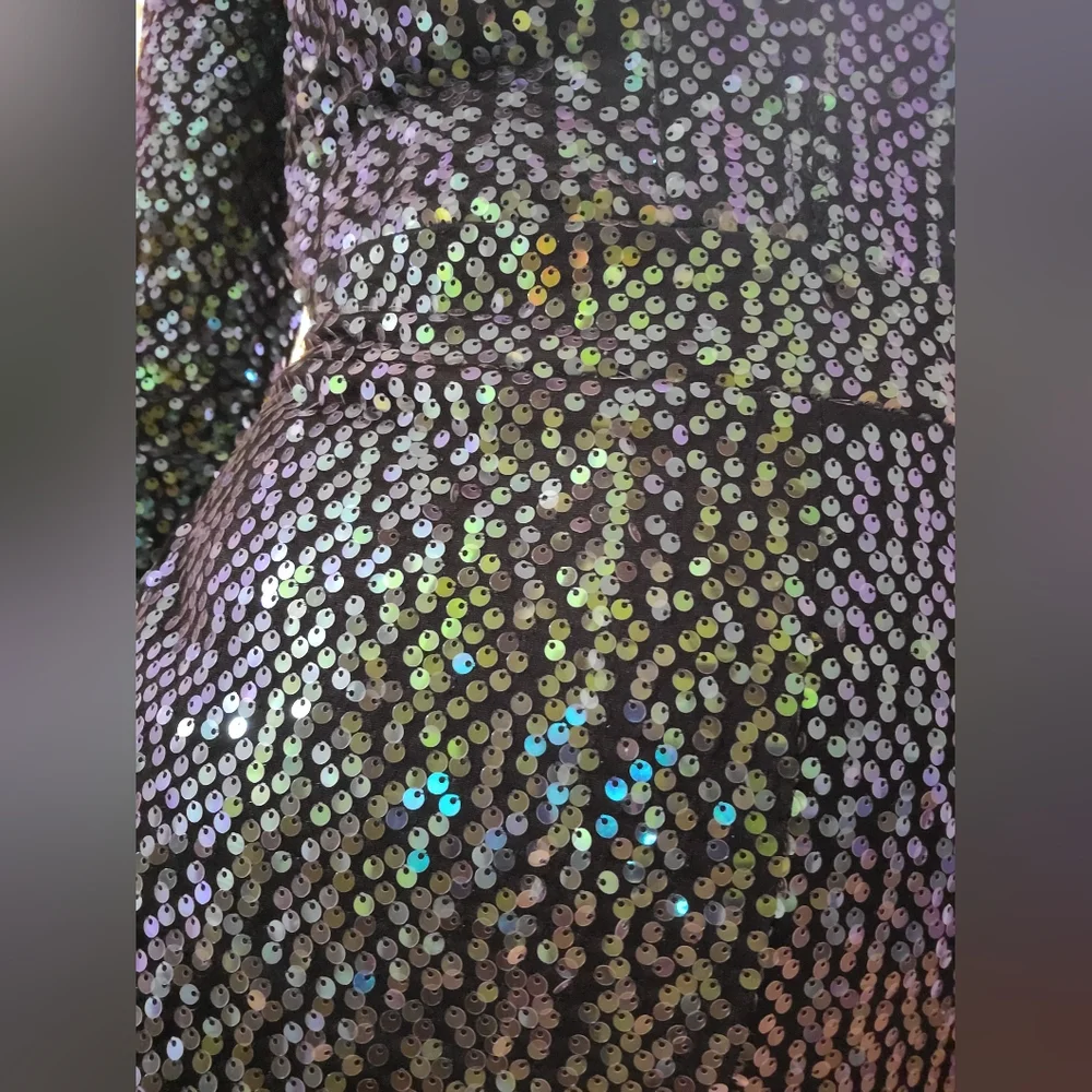 Poison Ivy green sequined body suit romper by Motel - Picture 6 of 9